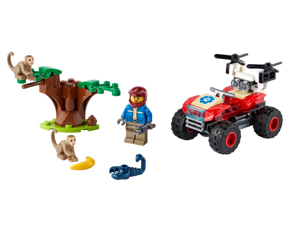 Lego City Rescate de la Fauna Salvaje Quad 60300
