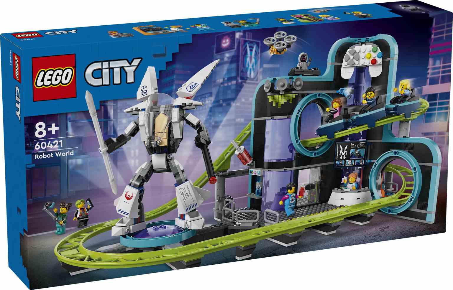 LEGO CITY | Montaña Rusa de Robot World - 60421