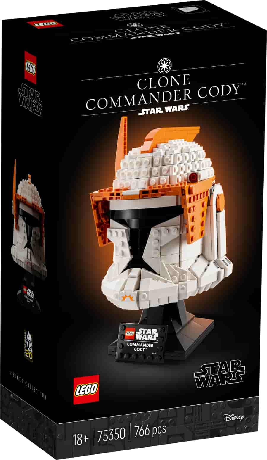 Lego Star wars Casco del Comandante Clon Cody 75350