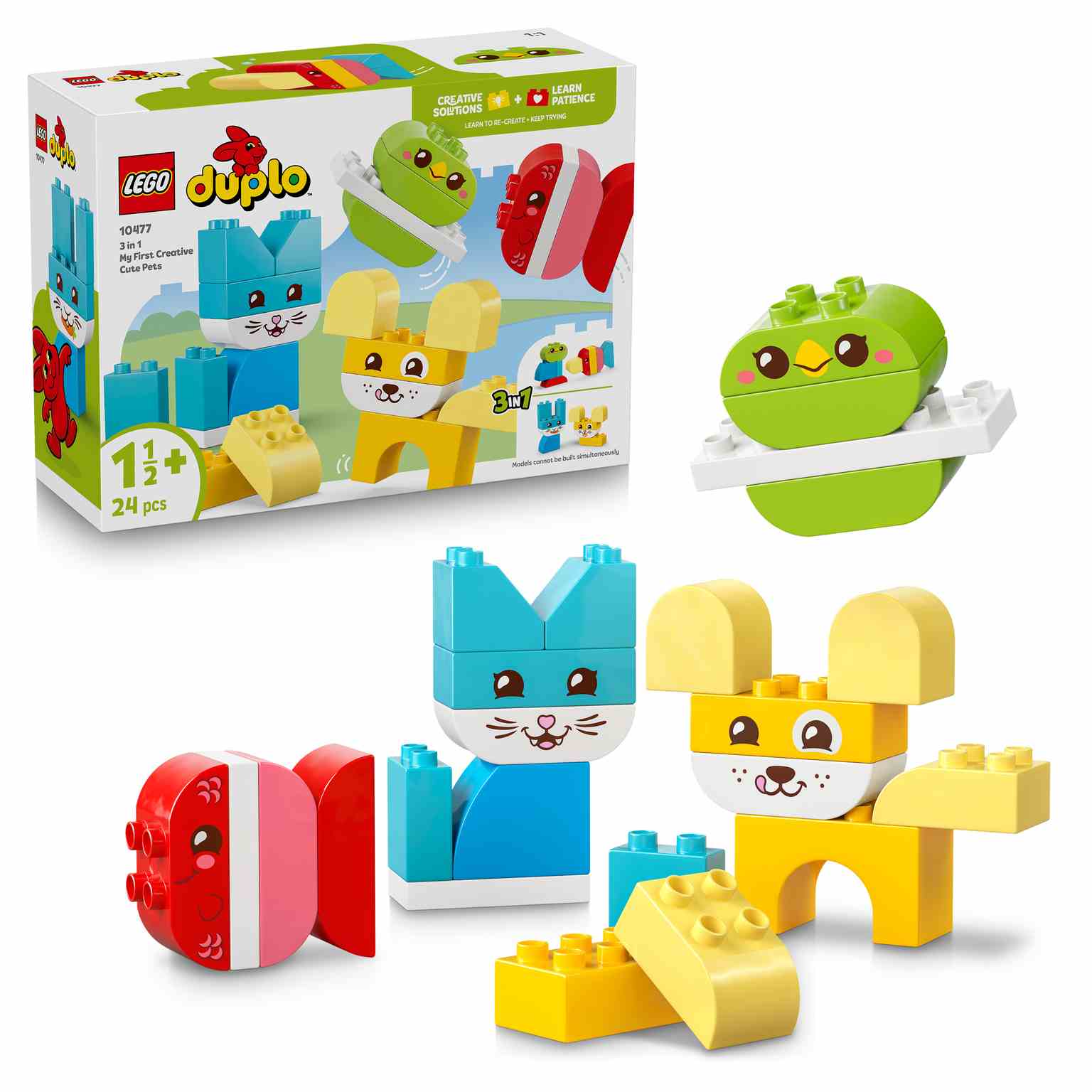 LEGO DUPLO | Simpáticas Mascotas Creativas “3 en 1” - 10477