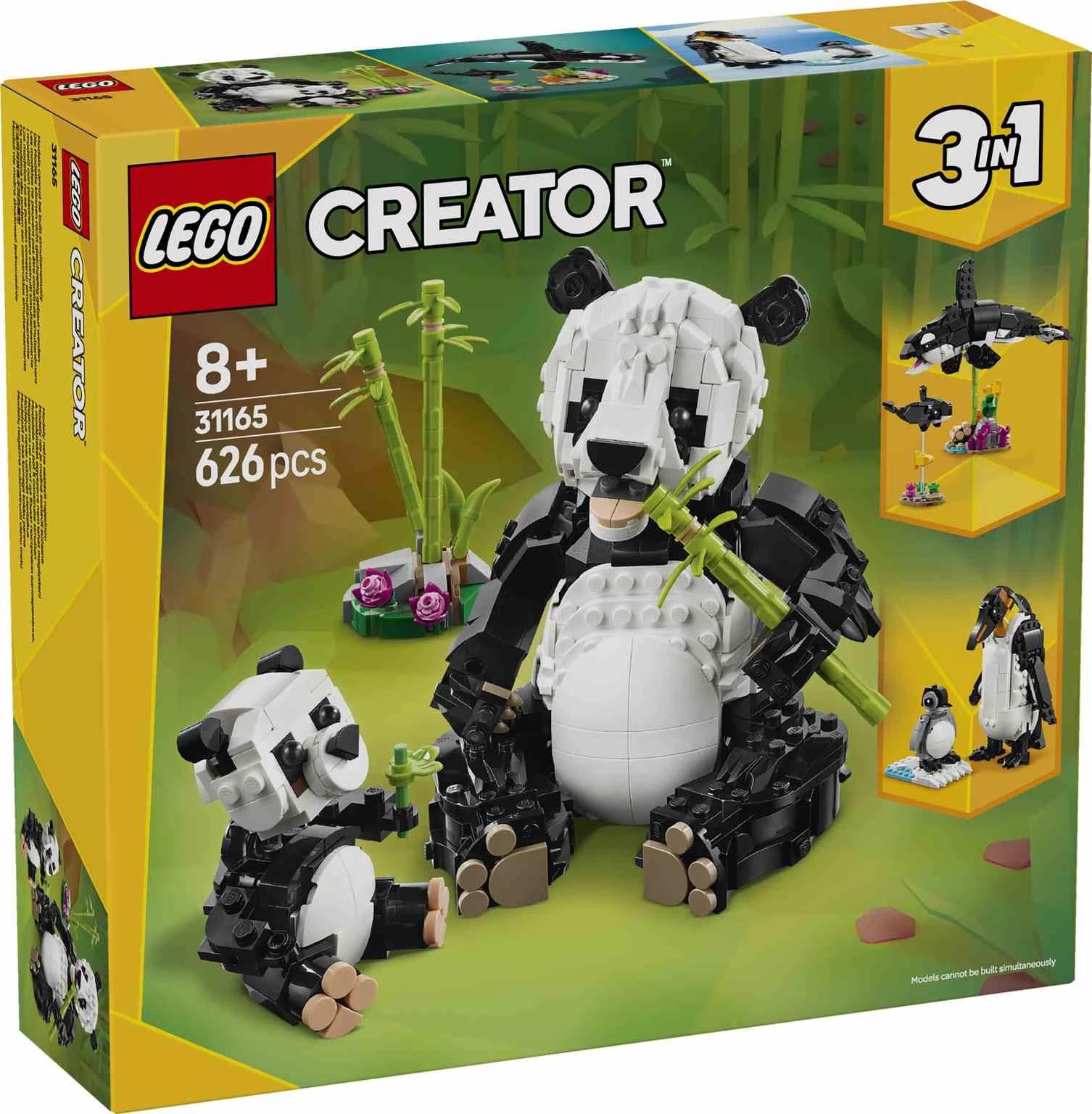LEGO CREATOR 3en1 | Fauna Salvaje: Familia de Pandas - 31165
