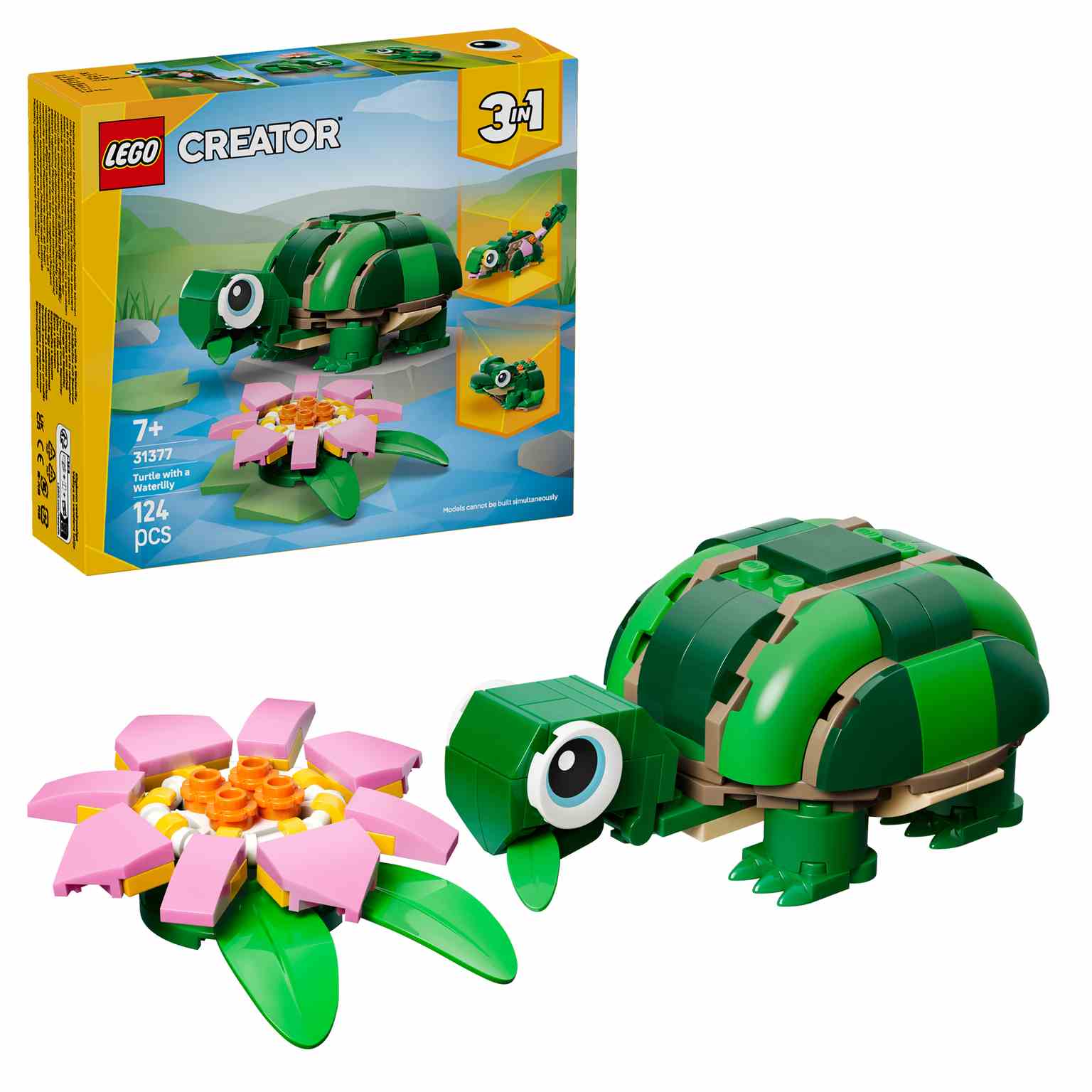 LEGO CREATOR 3en1 | Tortuga con Flor de Nenúfar - 31377