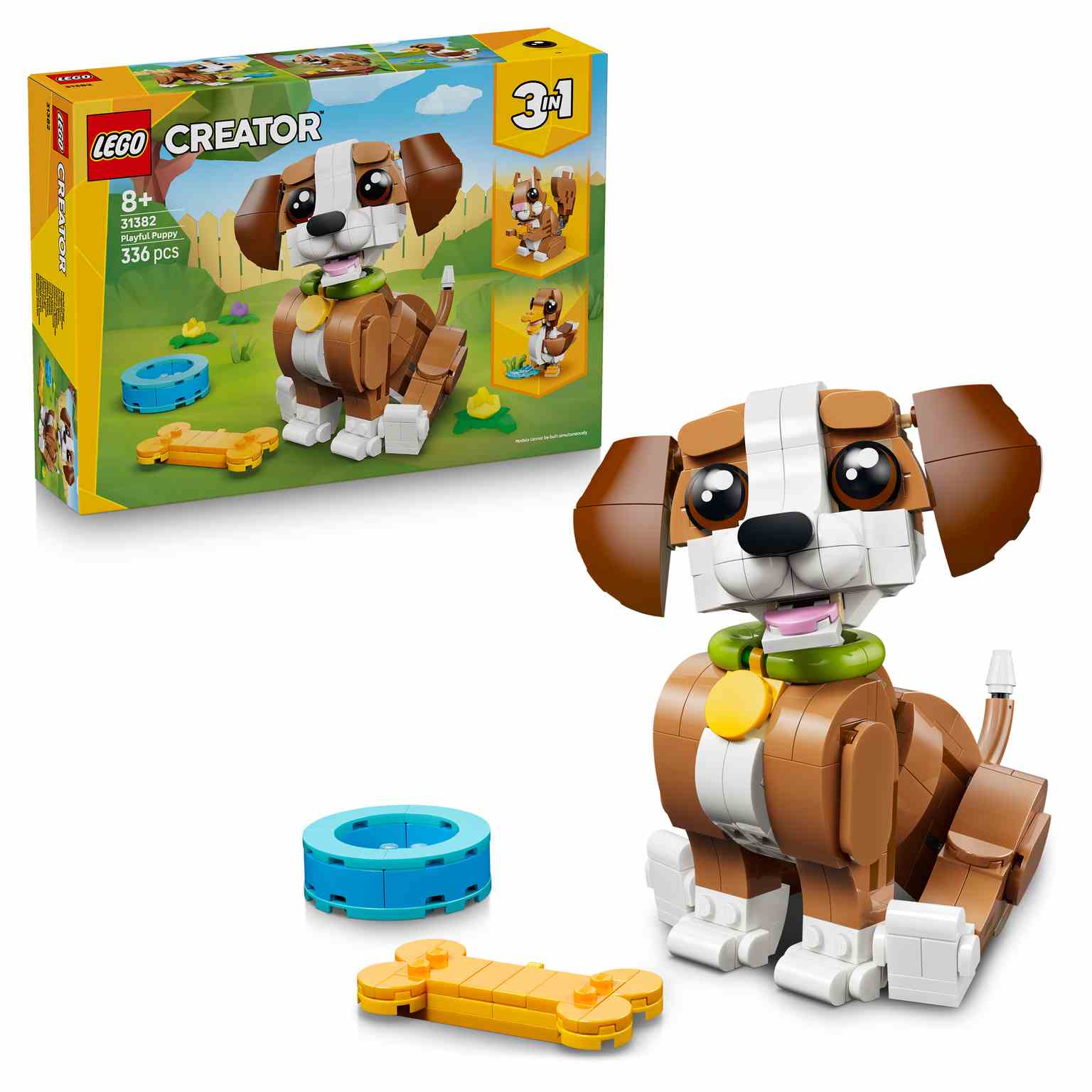 LEGO CREATOR 3en1 | Simpáticos Animales: Cachorro Juguetón - 31382