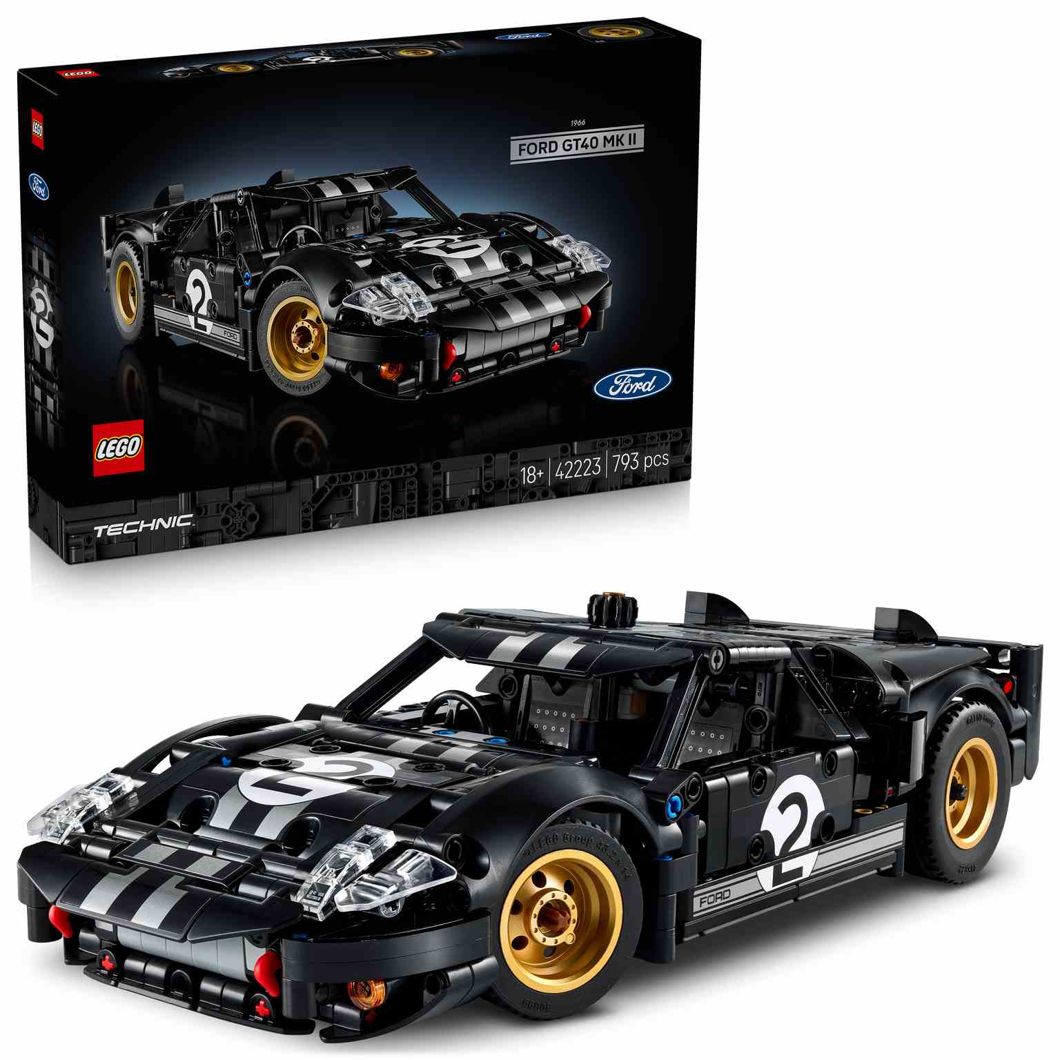 LEGO Technic | Coche de Carreras Ford GT40 MKII de 1966 - 42223