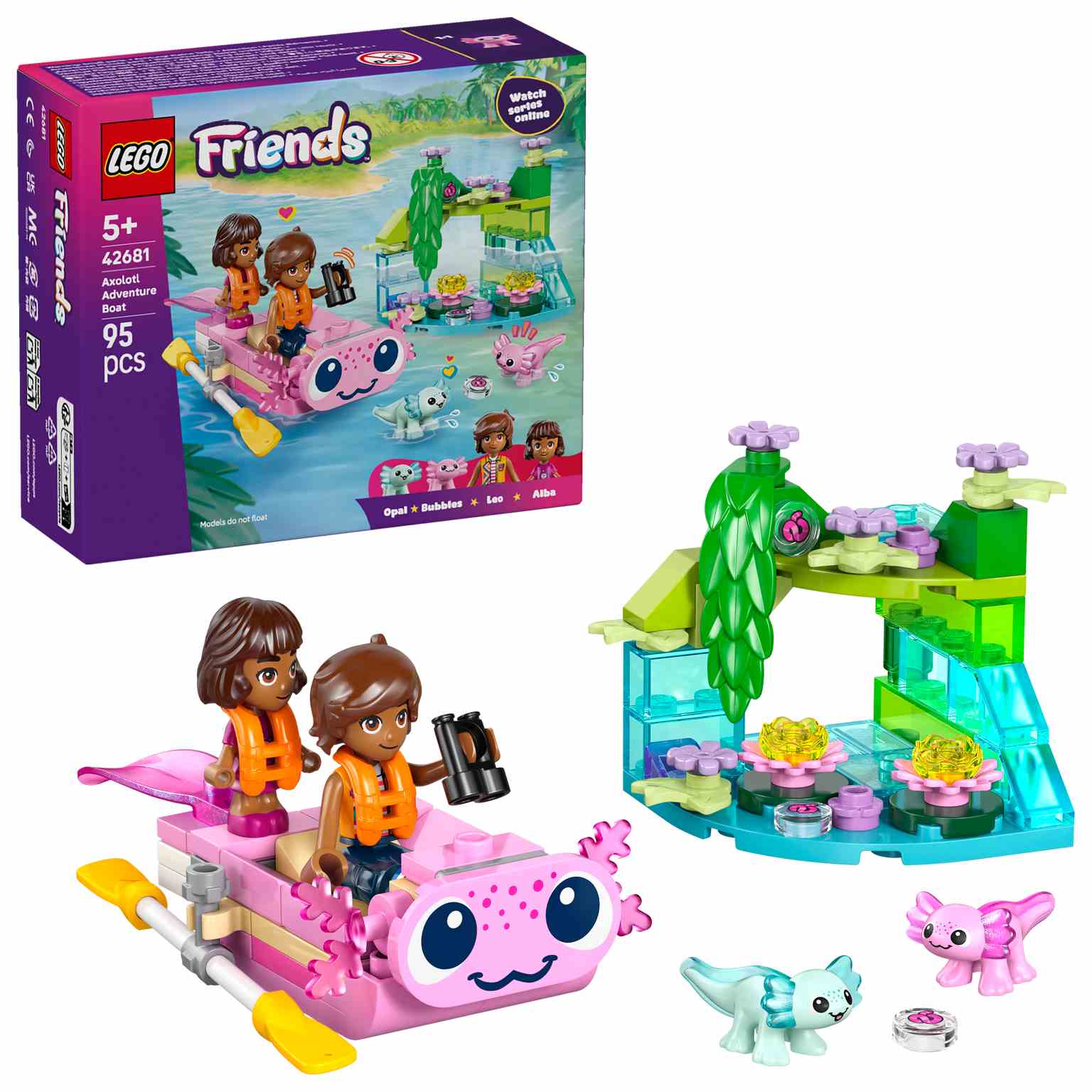 LEGO Friends | Aventuras en el Barco-Ajolote - 42681