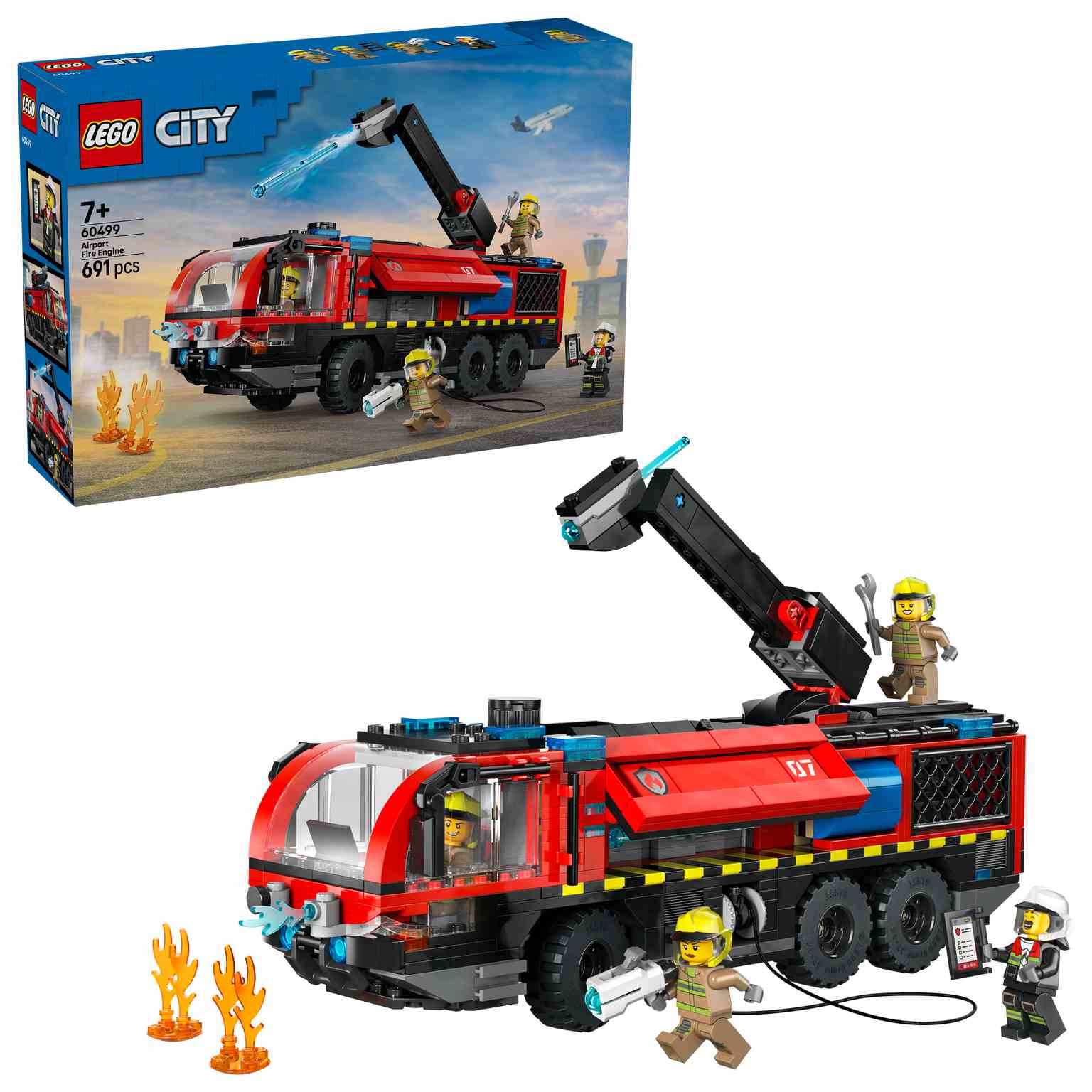 LEGO CITY | Camión de Bomberos Aeroportuario - 60499