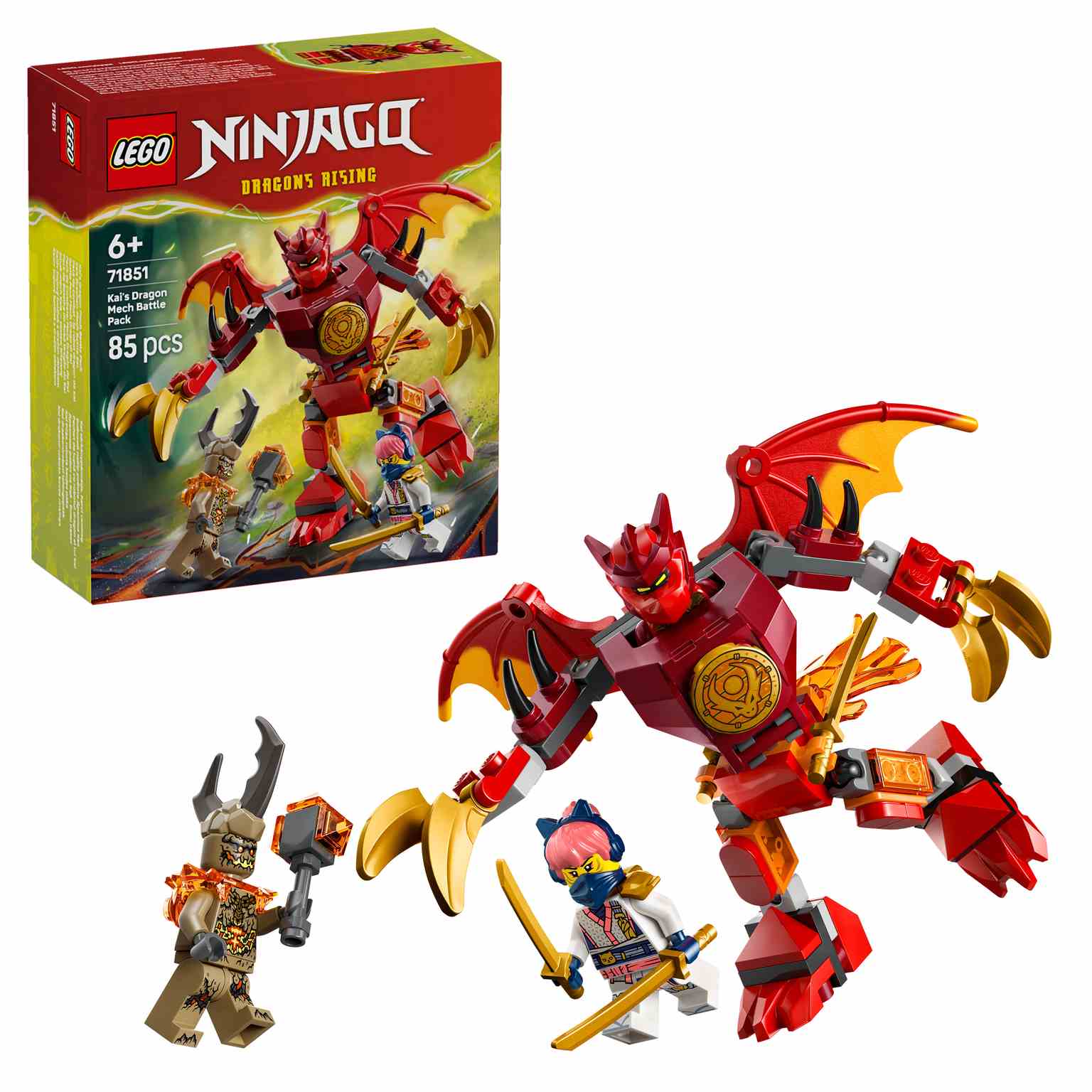 LEGO Ninjago | Pack de Combate: Meca Dragón de Kai - 71851