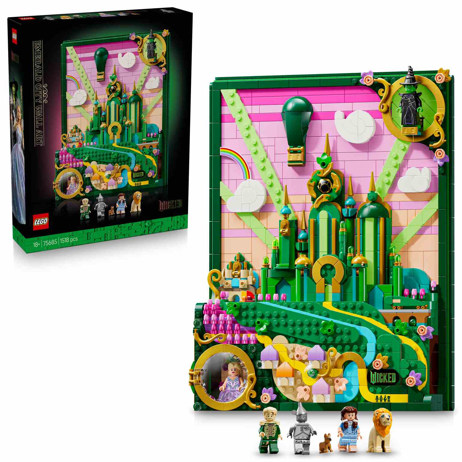 LEGO WICKED | Arte Mural: Emerald City - 75685