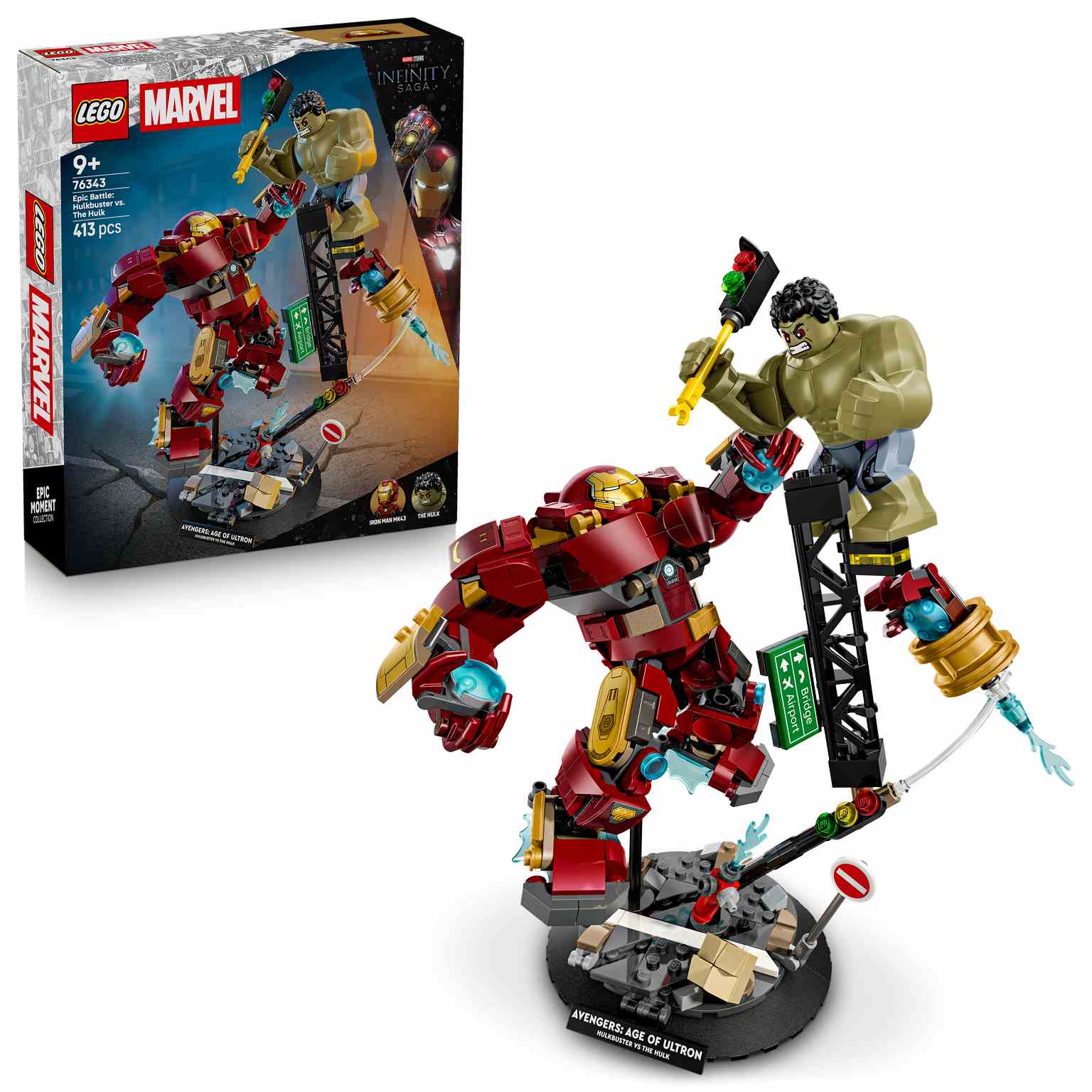LEGO MARVEL | Batalla Legendaria: Hulkbuster vs. Hulk - 76343