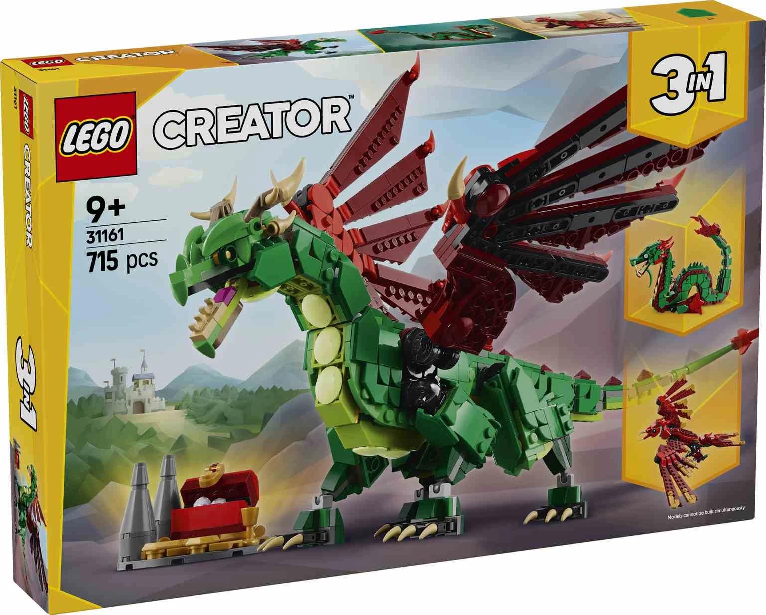 LEGO CREATOR 3en1 | Dragón Medieval - 31161