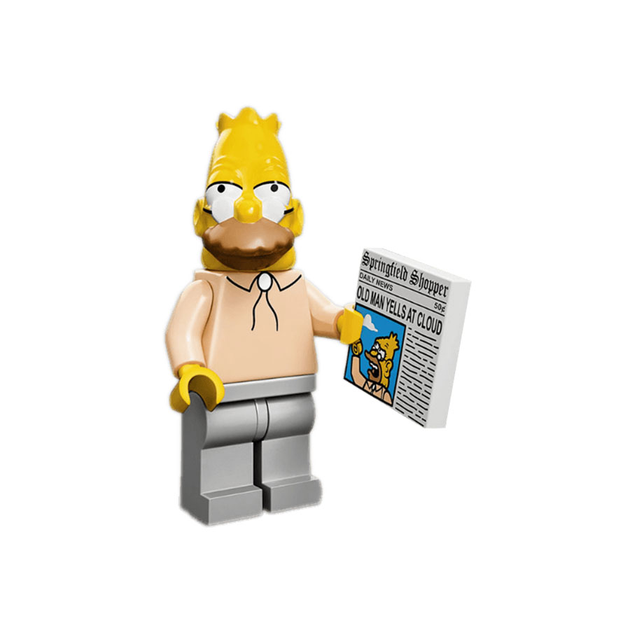 Lego Minifiguras Lego Serie Simpson Grandpa 71005-06
