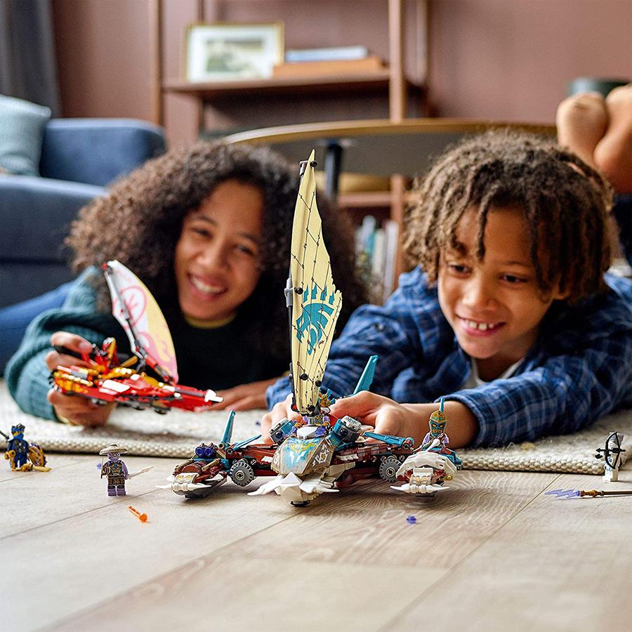 LEGO Ninjago | Batalla Naval en Catamarán 71748