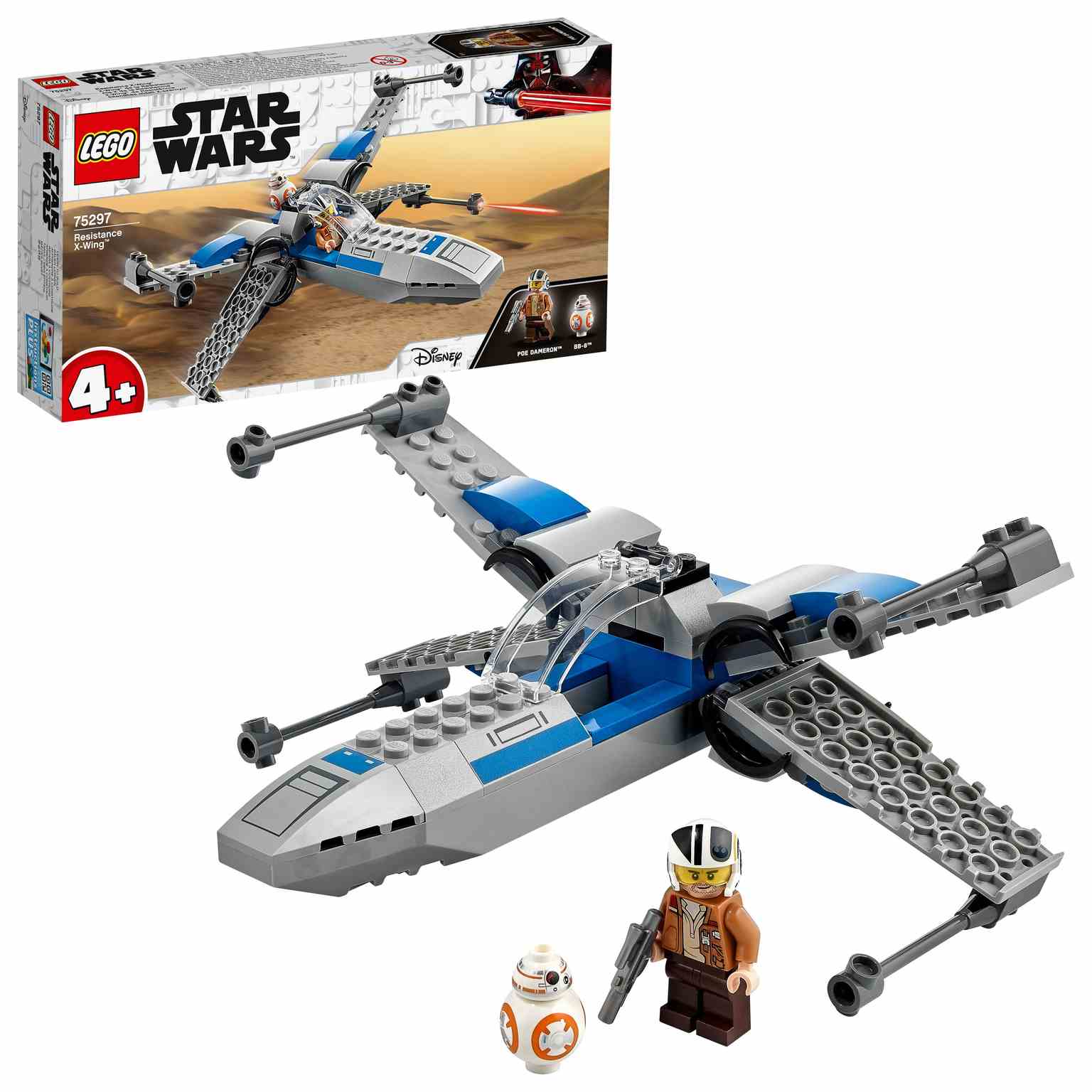 Lego Star Wars Microfighter Ala-X de la Resistencia 75297