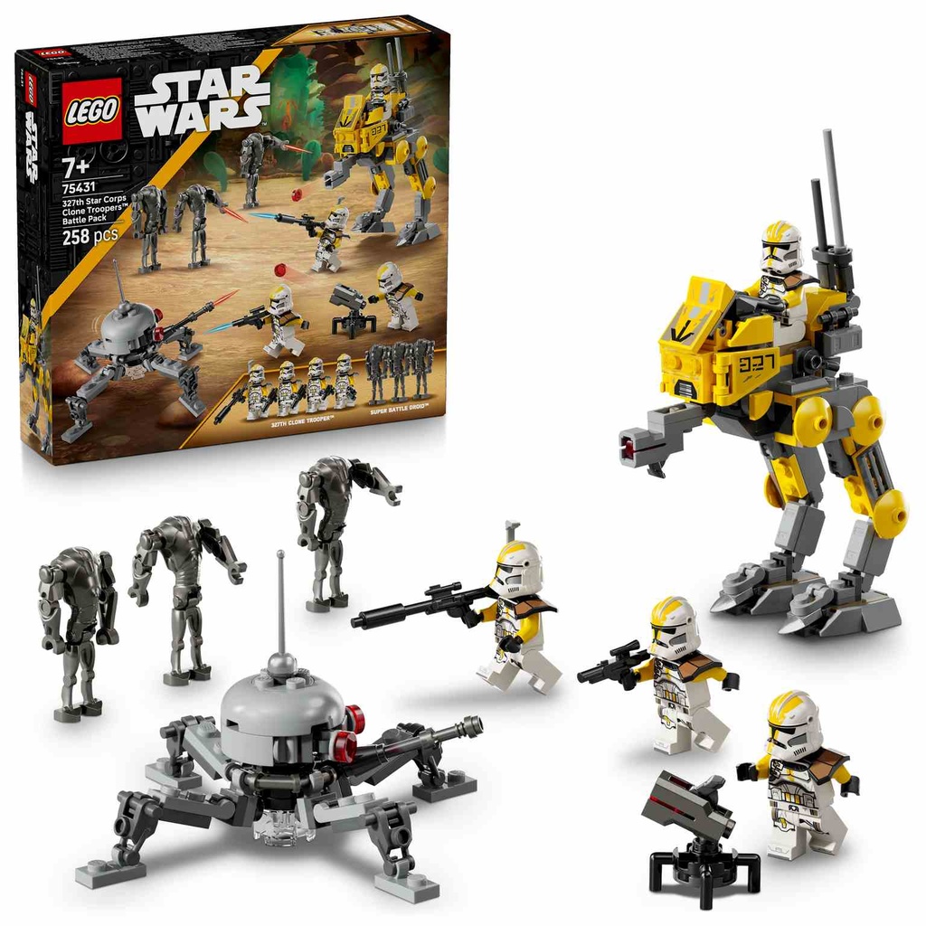 LEGO STAR WARS | Pack de Combate: Soldados Clon del 327 Cuerpo Estelar - 75431