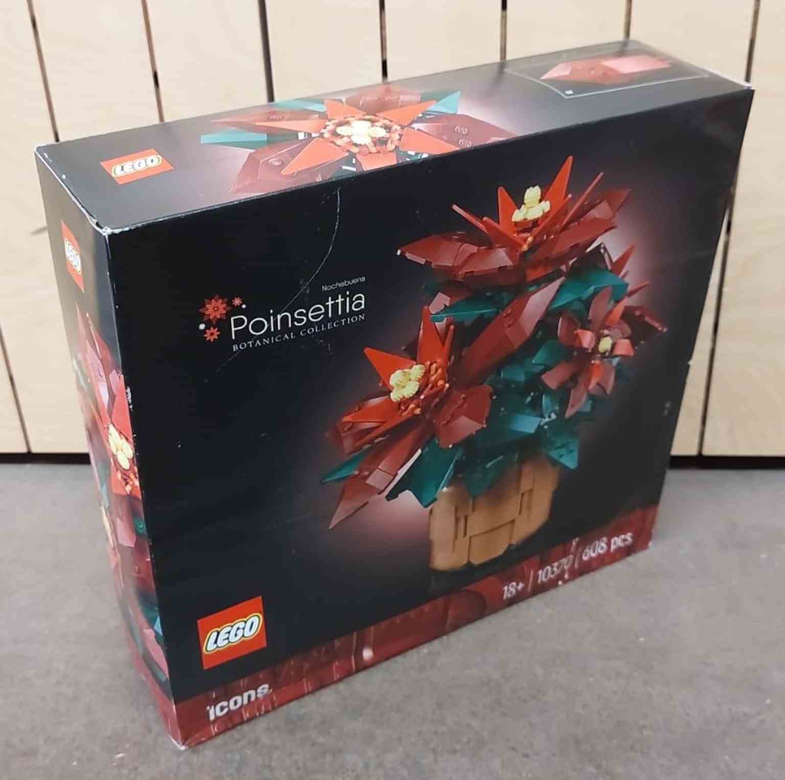 LEGO BOTANICAL COLLECION | Flor de Pascua CAJA DAÑADA - 10370-CD