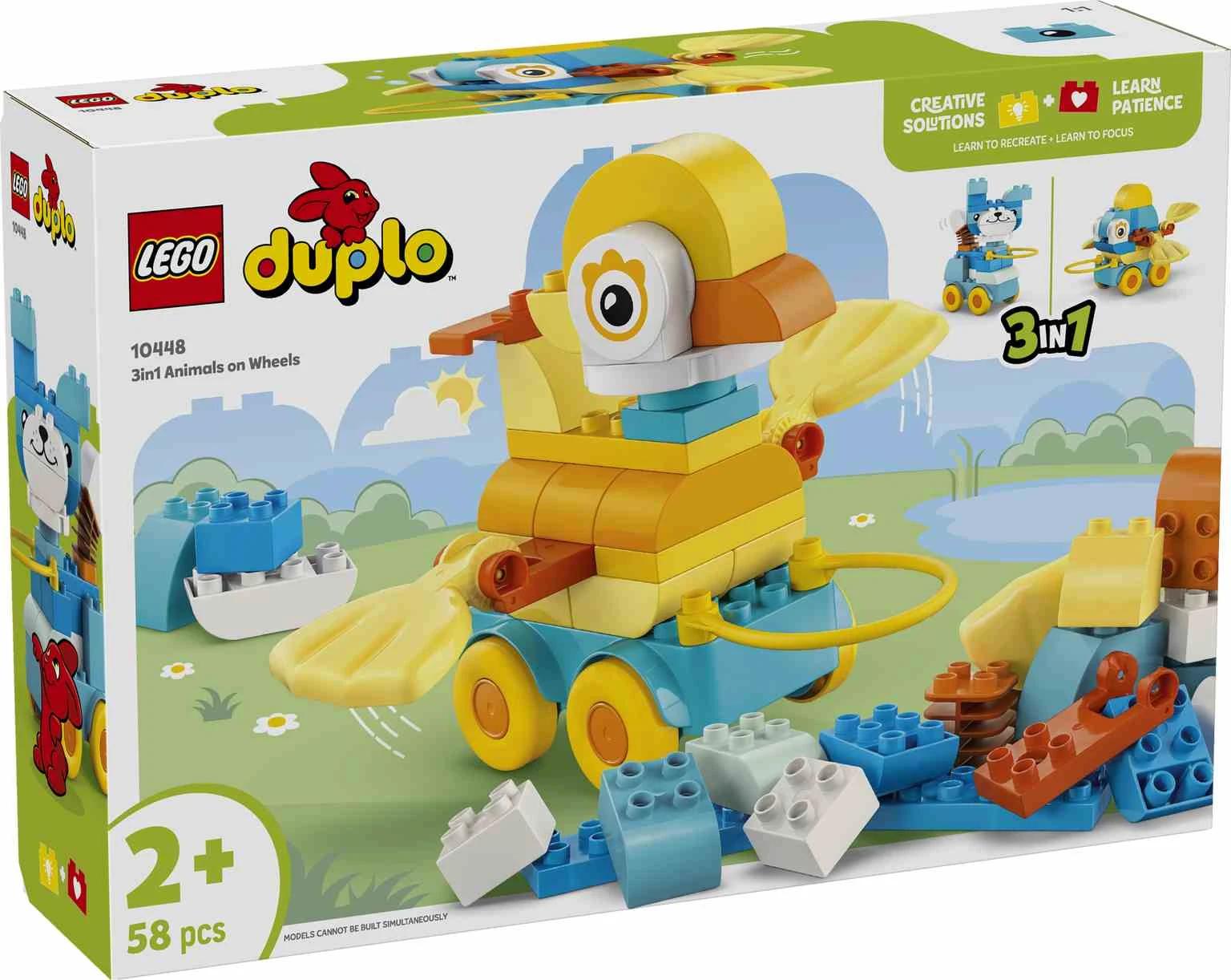 LEGO DUPLO | Animales sobre Ruedas 3en1 - 10448