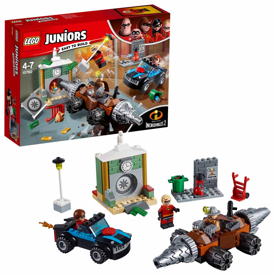 LEGO Juniors | Increibles 2: Atraco al banco del Socavador increibles 2 10760