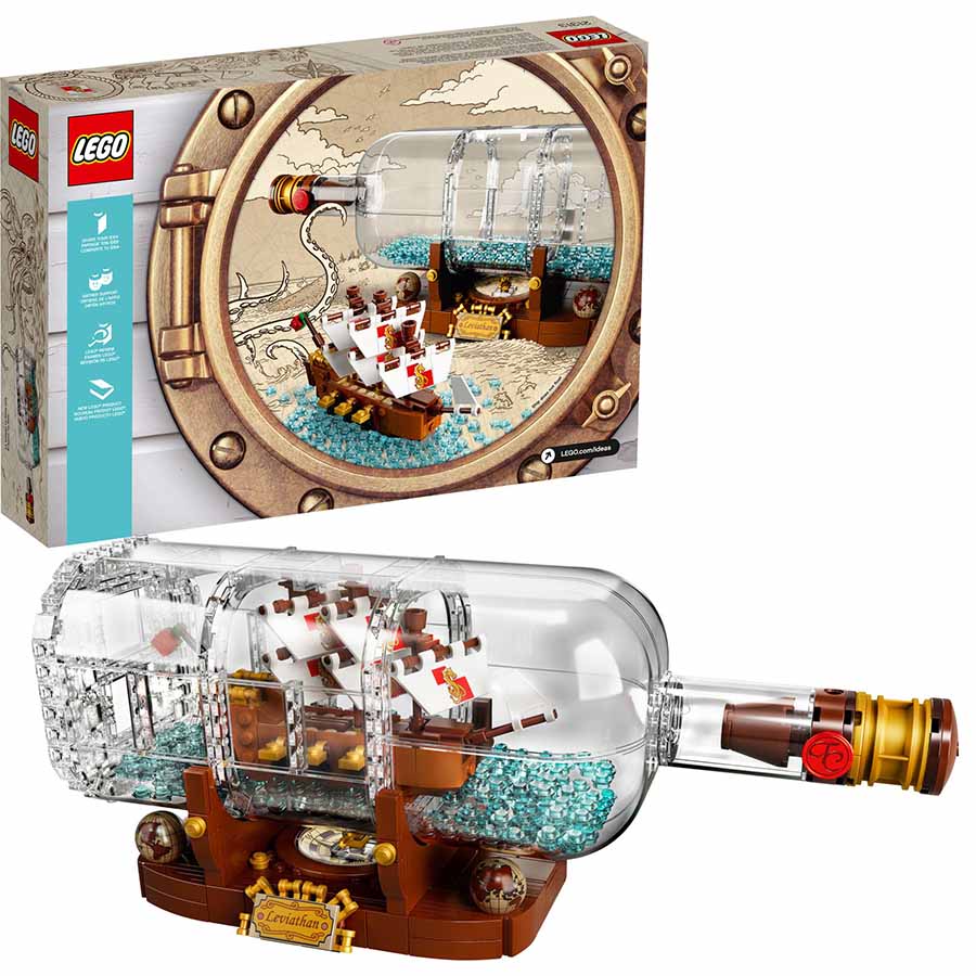 LEGO Ideas | Barco en una botella 21313