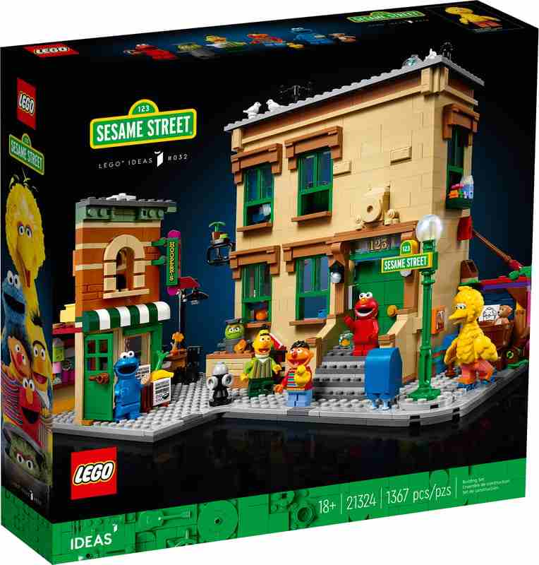 LEGO Ideas | 123 Sesame Street - Barrio Sésamo 21324