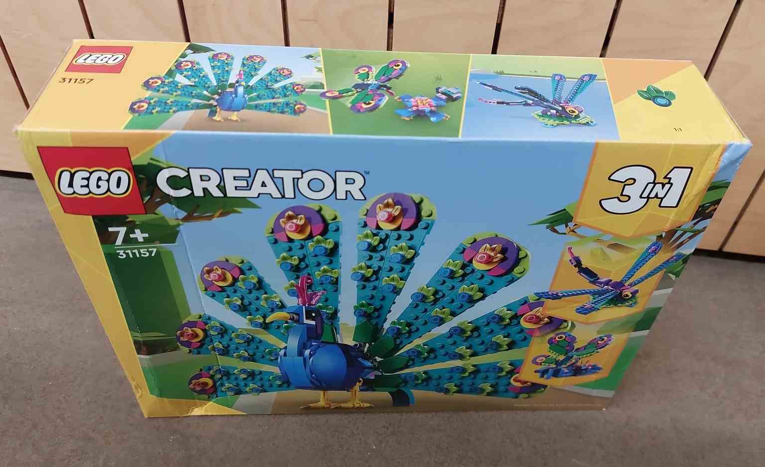 LEGO CREATOR 3en1 | Pavo Real Exótico CAJA DAÑADA 31157-CD