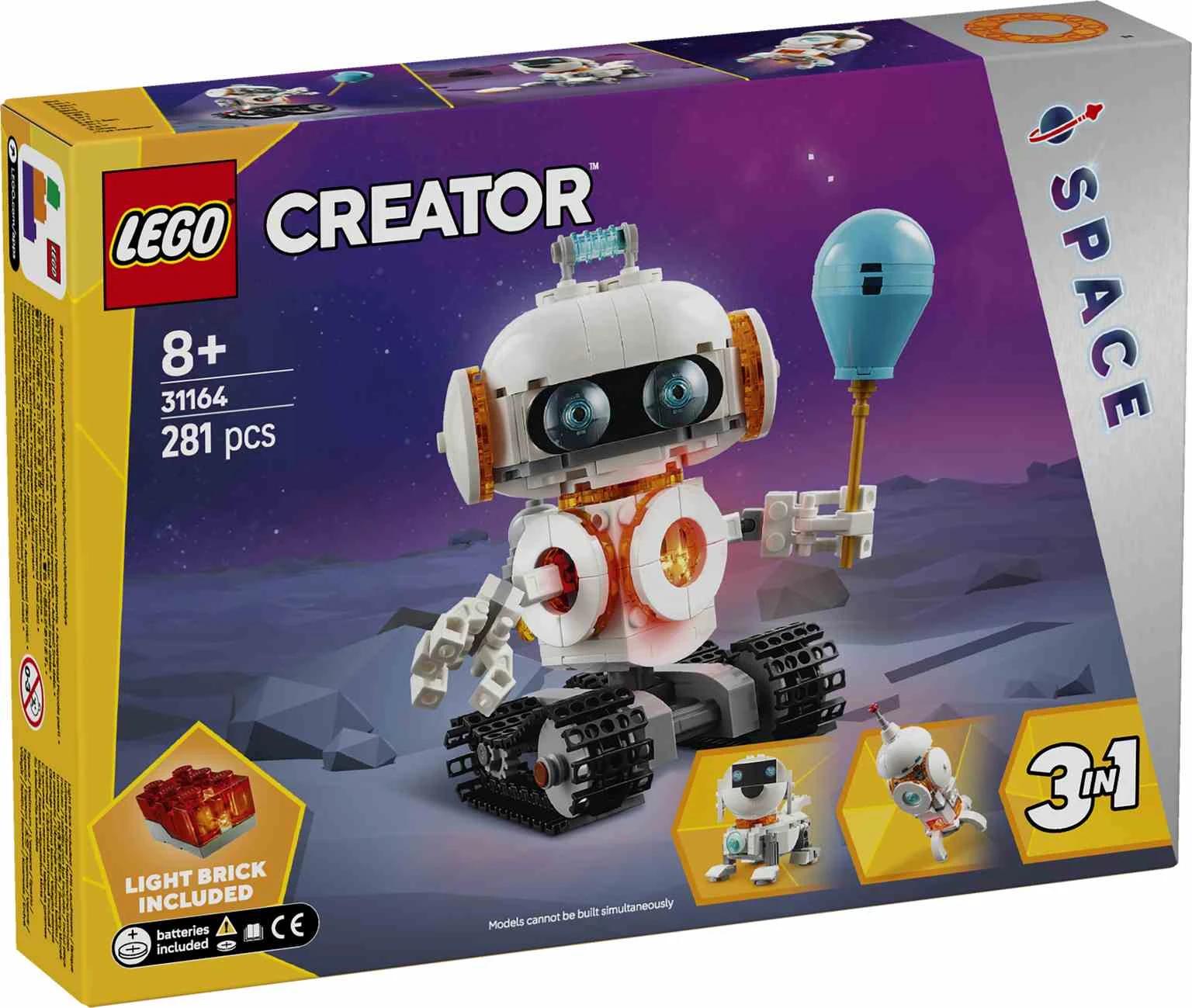LEGO CREATOR 3en1 | Robot Espacial - 31164
