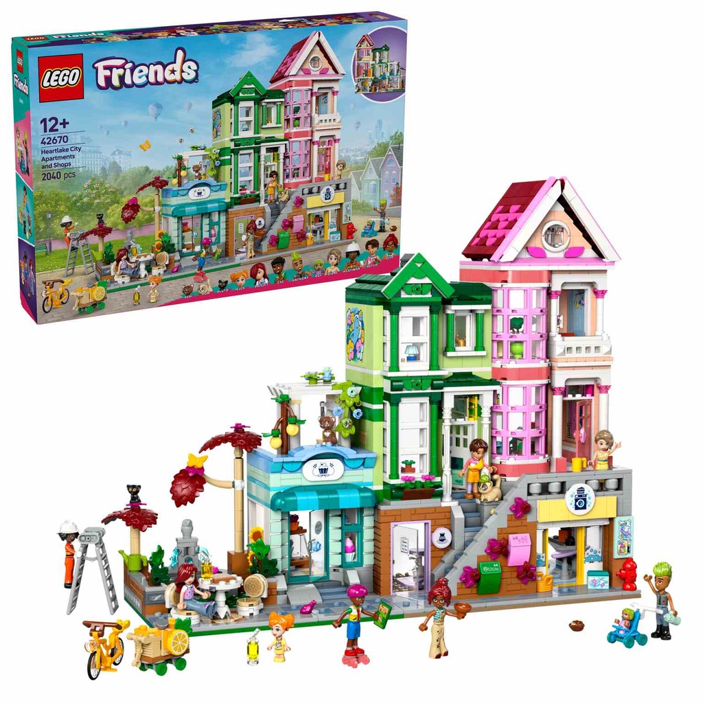 LEGO Friends | Apartamentos y Tiendas de Heartlake City - 42670