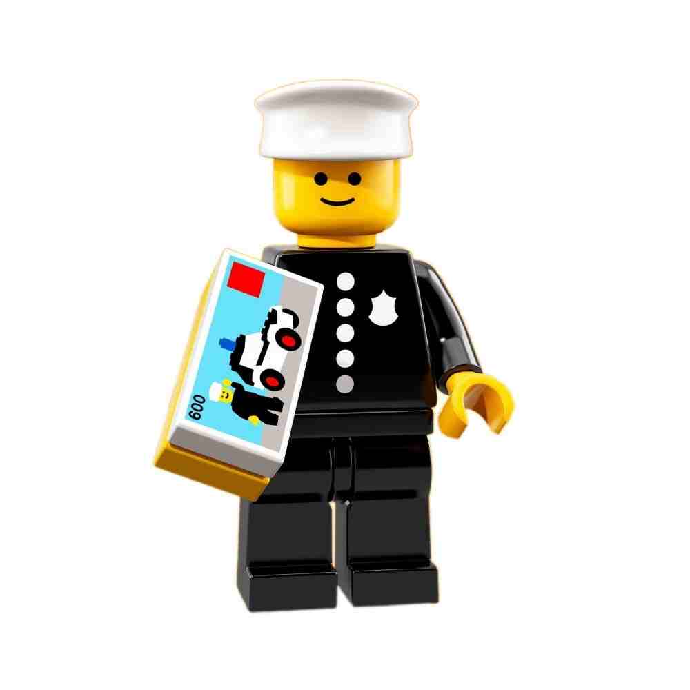 LEGO Minifiguras | Serie 18ª Fiesta: Oficial de Policia 71021-08