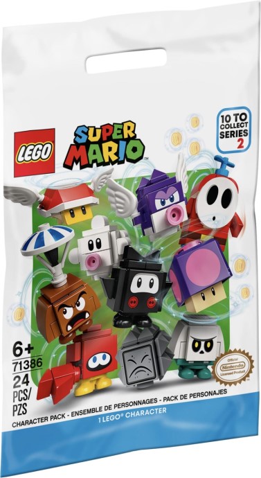 LEGO Minifiguras | Super Mario: Pack de Personajes Edición 2 Serie completa 10 UD. 71386-SC