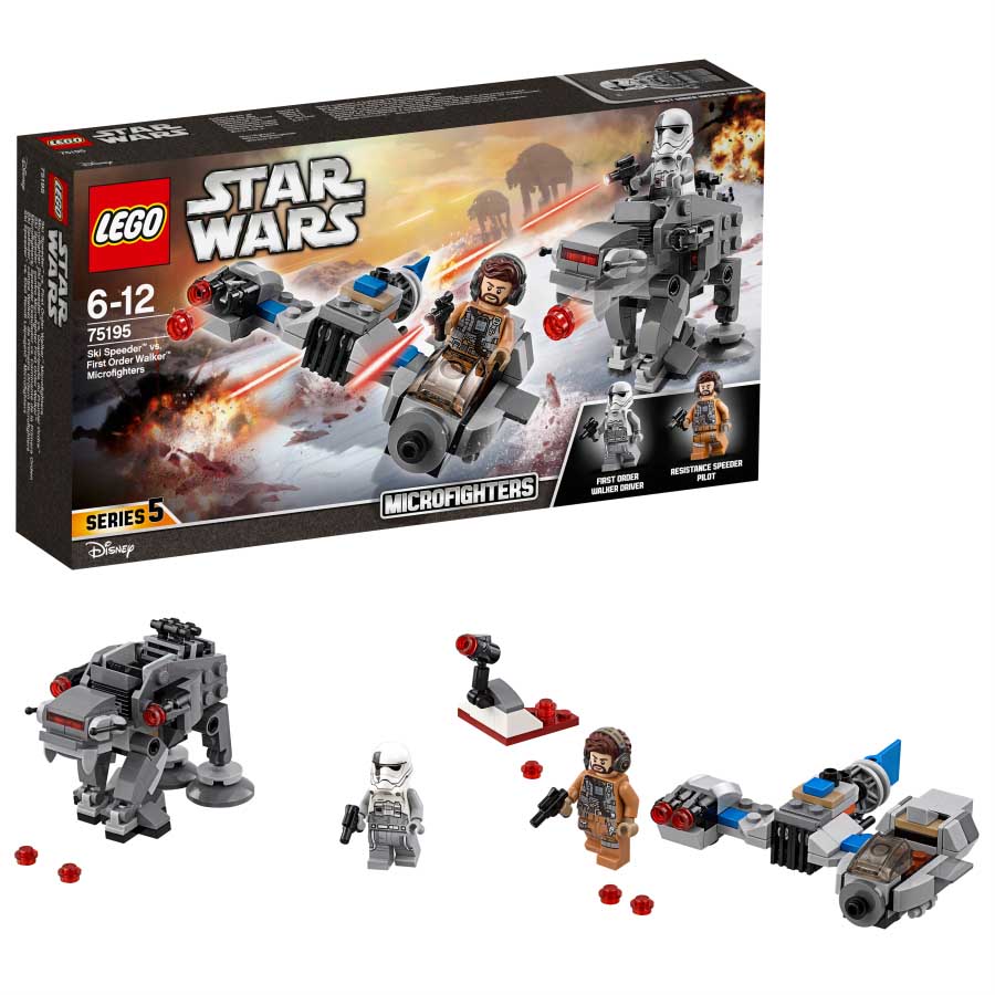 LEGO STAR WARS | Microfighters: Speeder Esquiador vs Caminante de la Primera Orden 75195