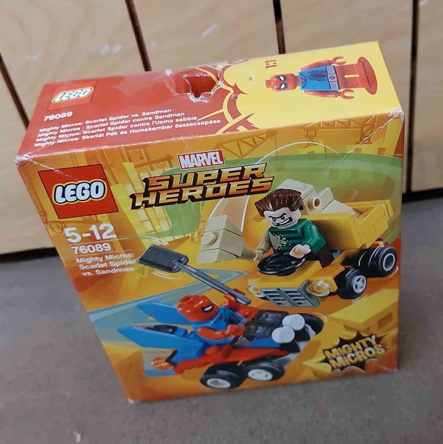 LEGO MARVEL | Mighty Micros: Spider-Man vs. Sandman CAJA DAÑADA 76089-CD