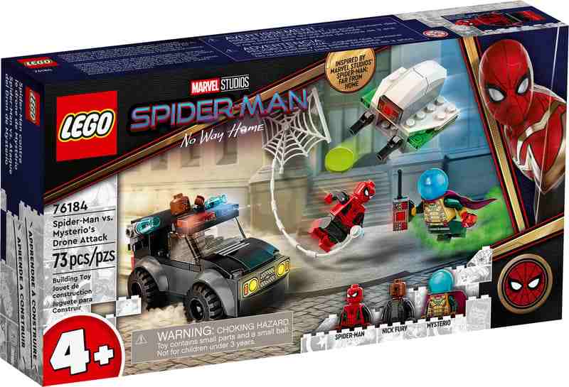 LEGO Marvel | Spider Man vs. Ataque del Dron de Mysterio 76184