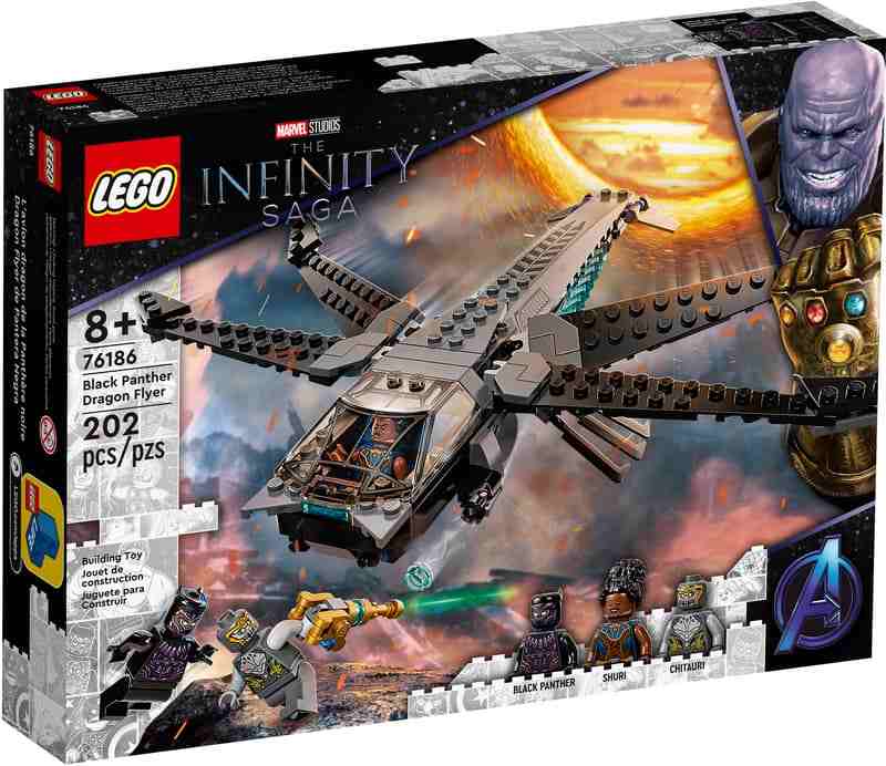 LEGO Marvel | Dragon Flyer de Black Panther 76186
