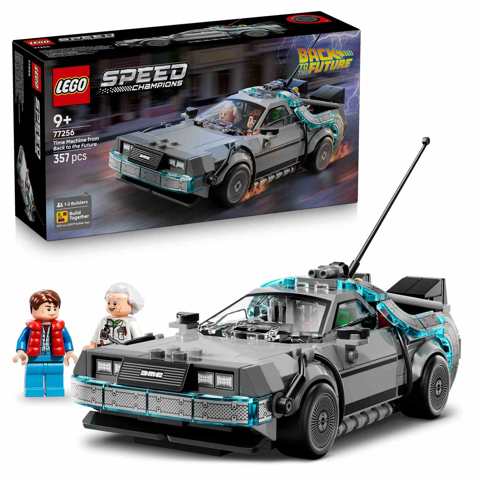 LEGO Speed Champions | Máquina del Tiempo de Regreso al Futuro - 77256