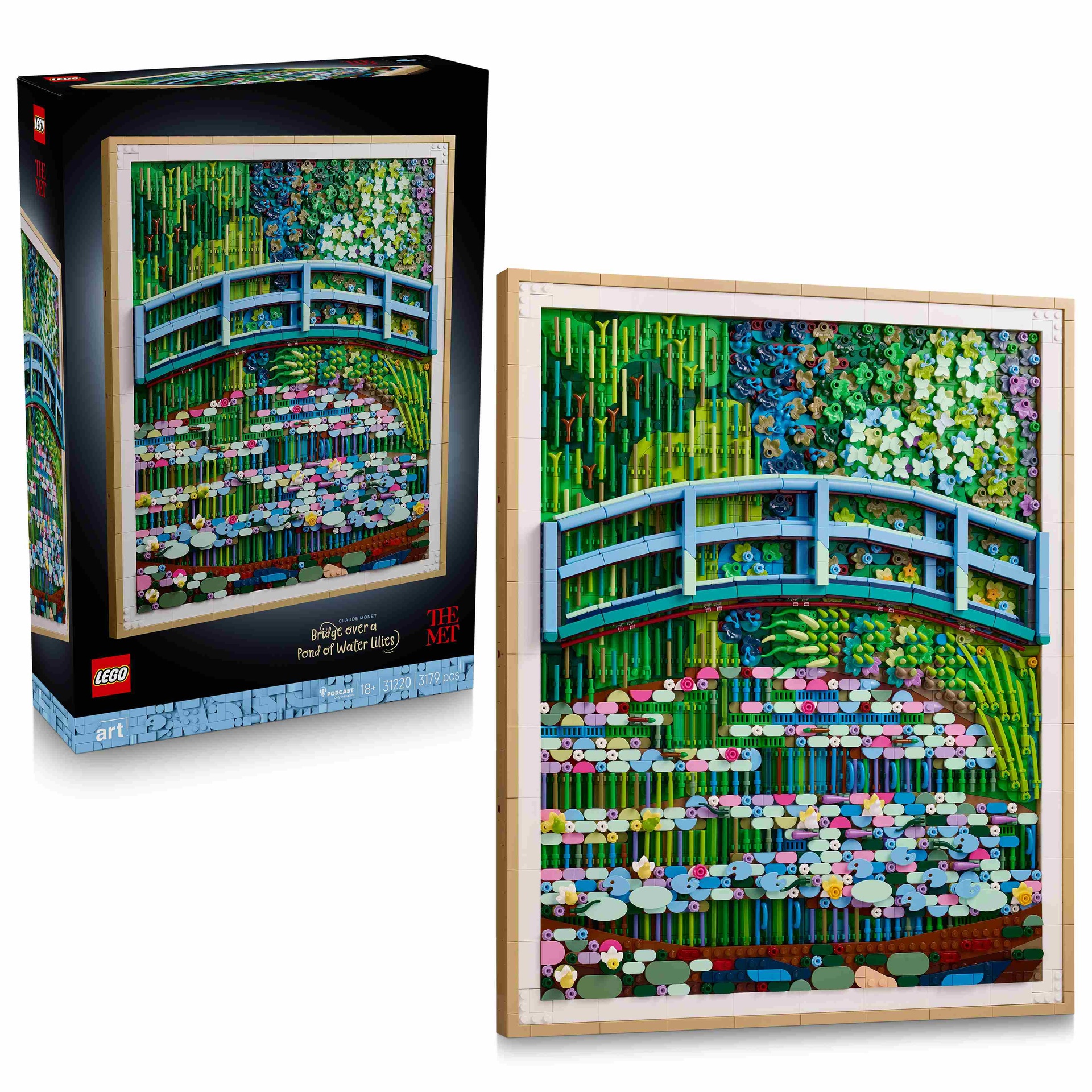 LEGO ART | Claude Monet: Puente sobre Estanque de Nenúfares 31220
