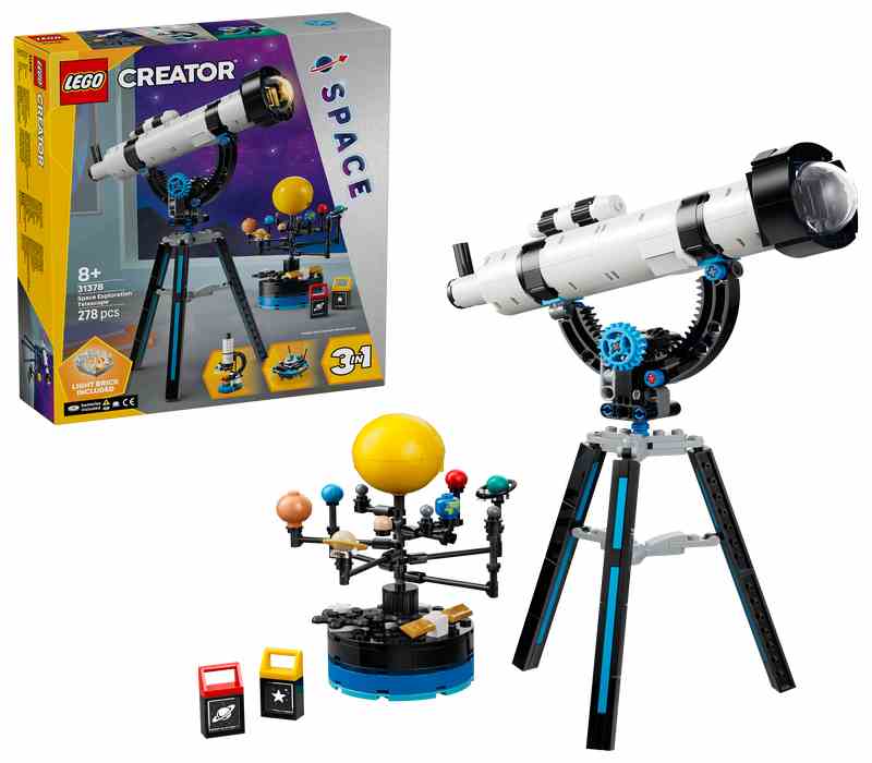LEGO CREATOR 3en1 | Telescopio de Exploración Espacial - 31378