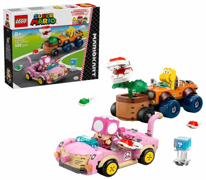 LEGO Super Mario | Mario Kart™ – Persecución con potenciador de Planta Piraña - 72044