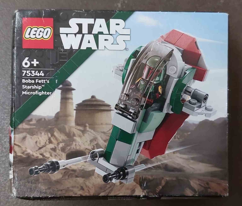 LEGO Star wars Microfighter: Nave Estelar de Boba Fett CAJA DAÑADA 75344-CD