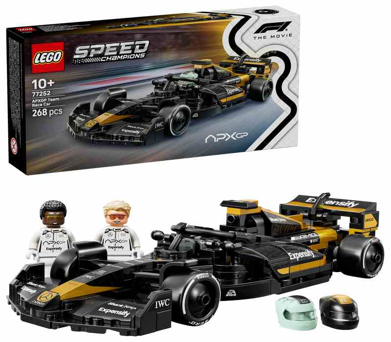 LEGO Speed Champions | Coche de Carreras del Equipo APXGP de F1®: La Película - 77252