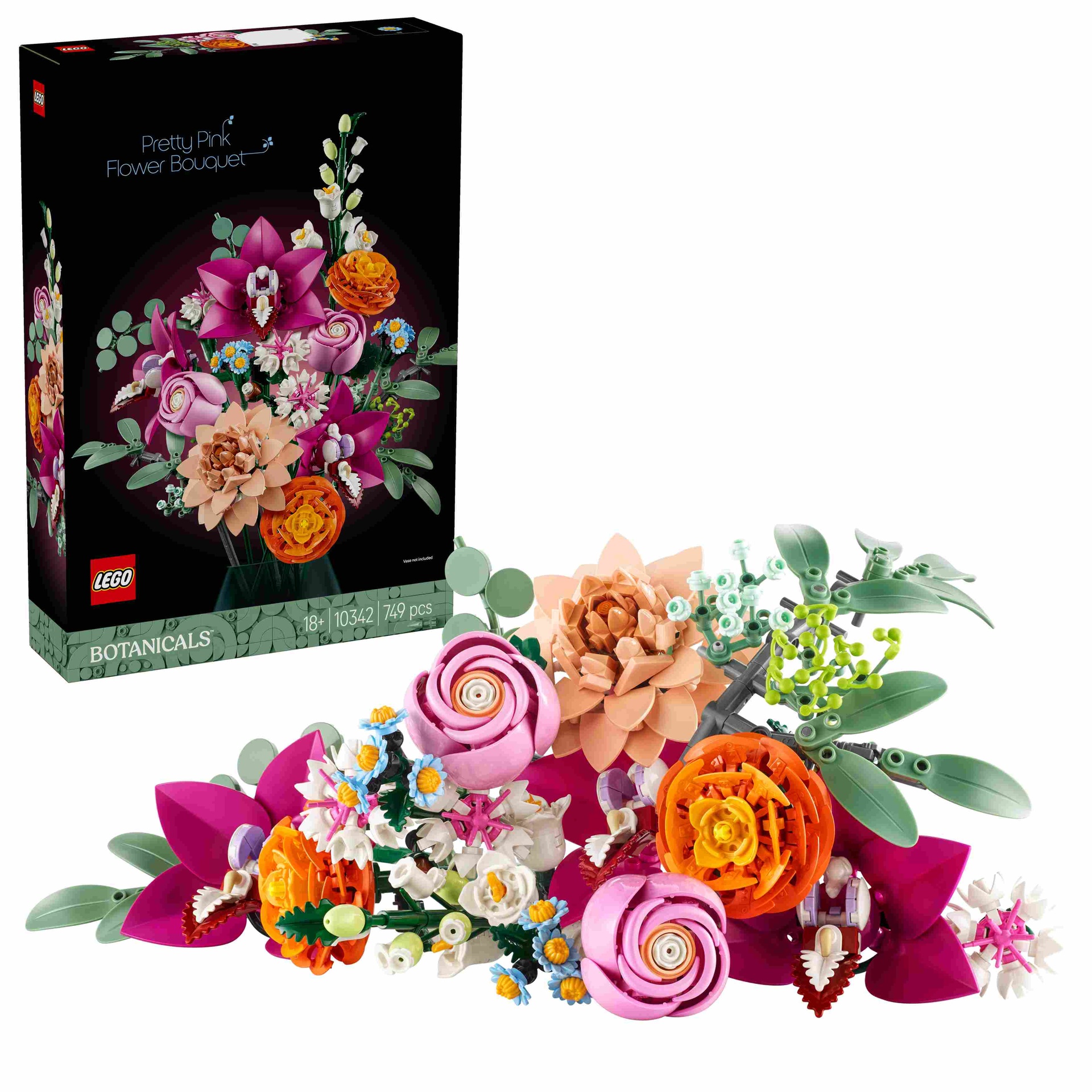 LEGO BOTANICAL COLLECION | Ramo de Flores Fantasía en Rosa - 10342