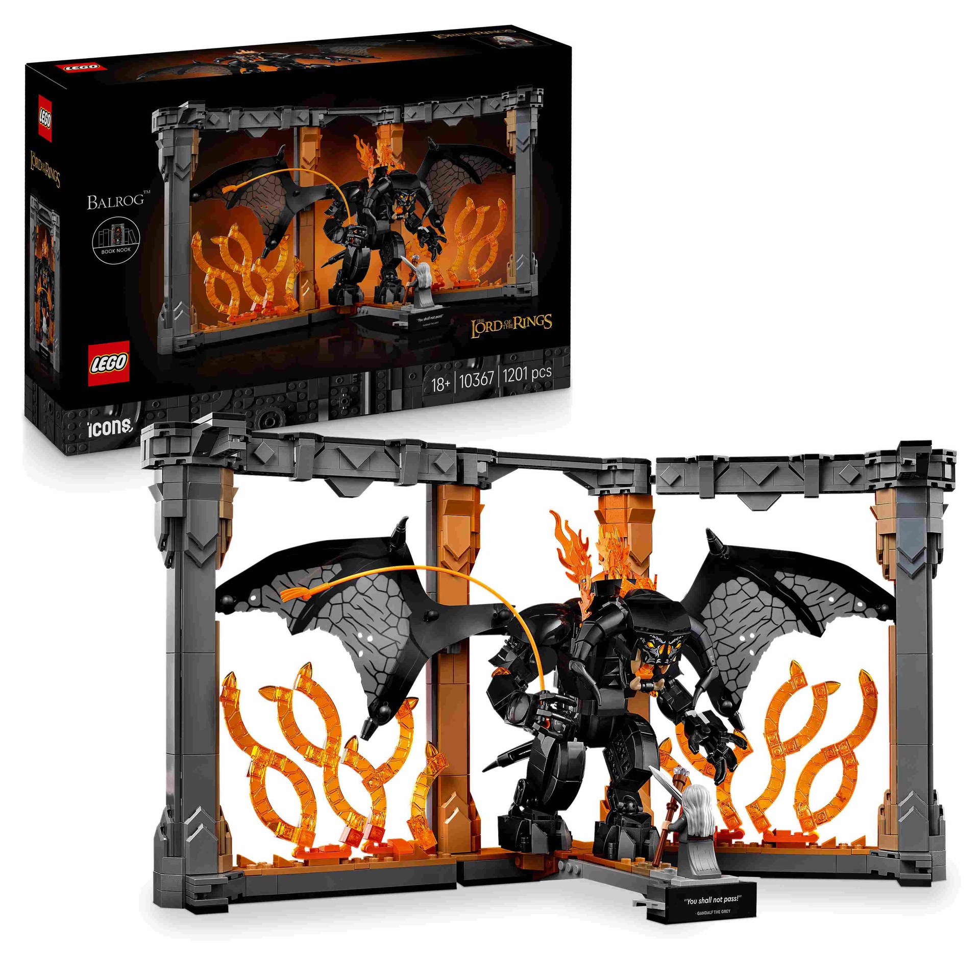 LEGO ICONS | Rincón entre Libros: El Señor de los Anillos: Balrog - 10367