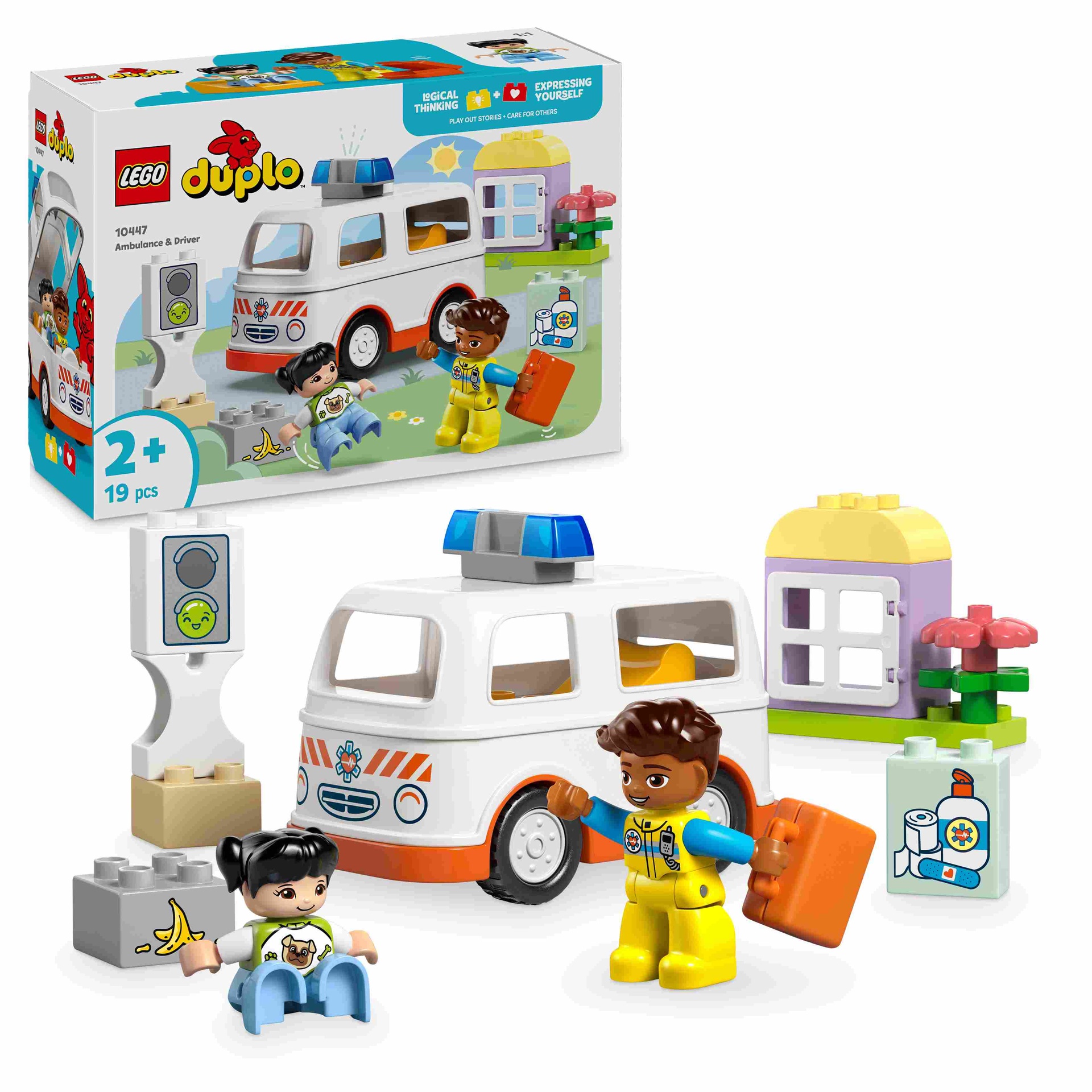 LEGO DUPLO | Ambulancia y Conductor - 10447