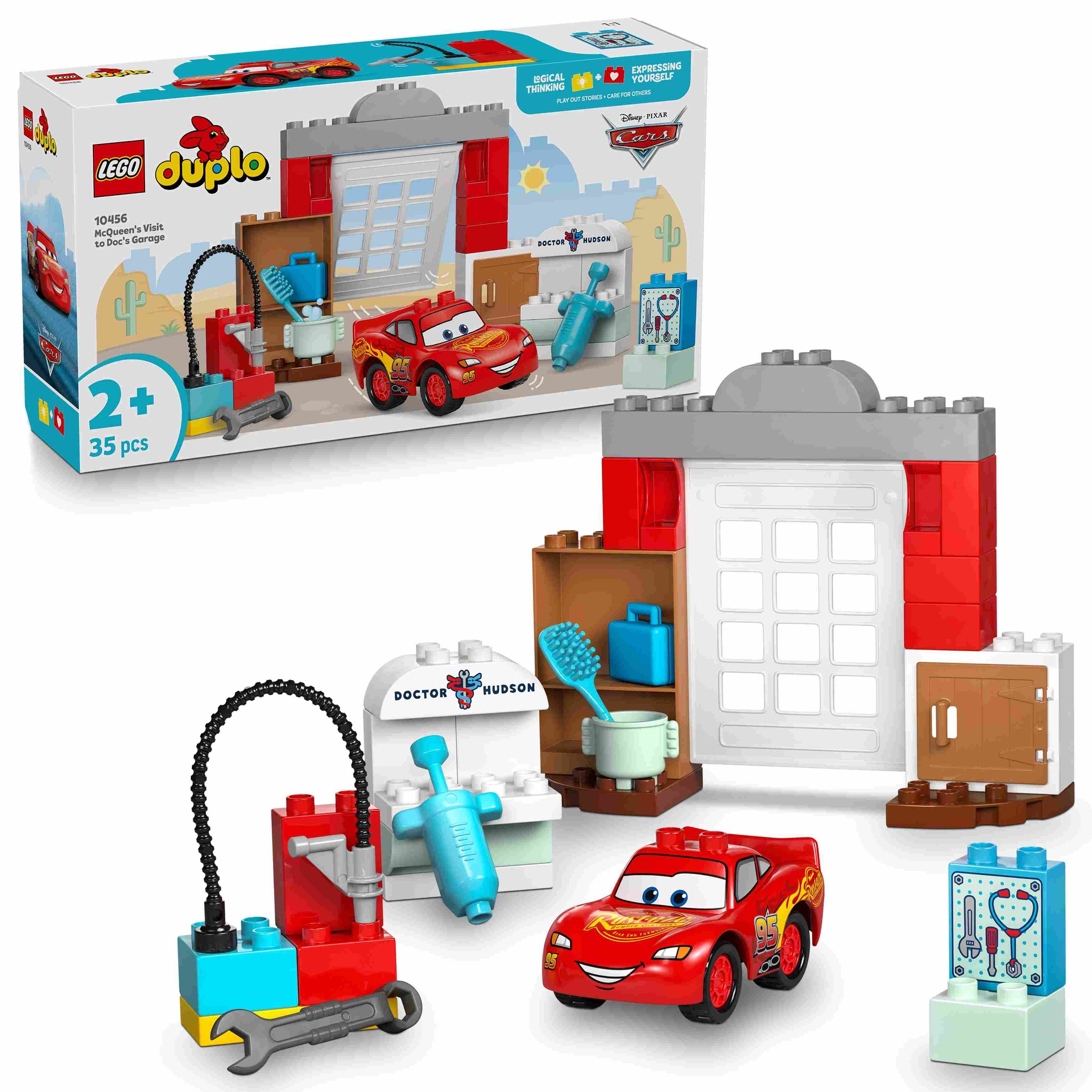 LEGO DUPLO | Visita de McQueen al Taller de Doc- 10456