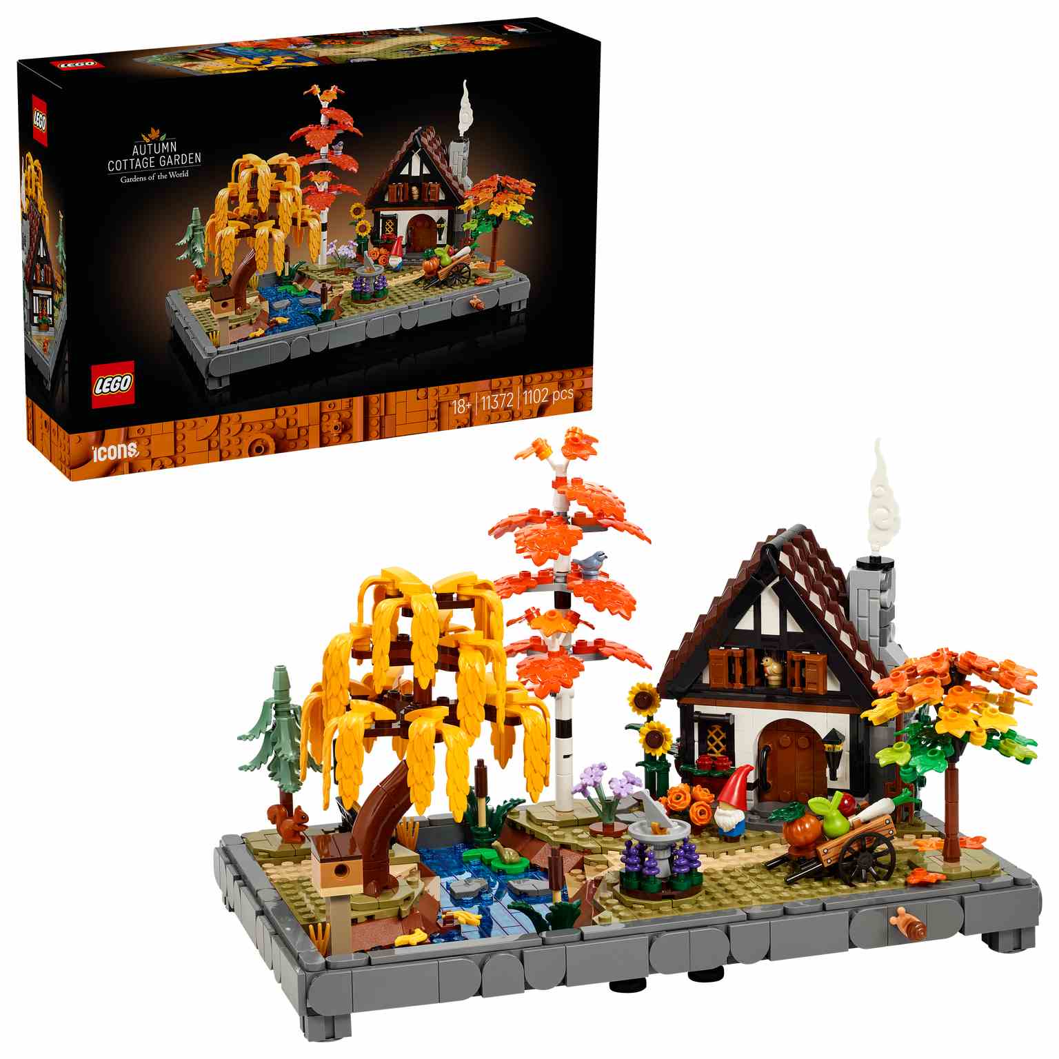 LEGO ICONS | Jardín Rural Otoñal - 11372