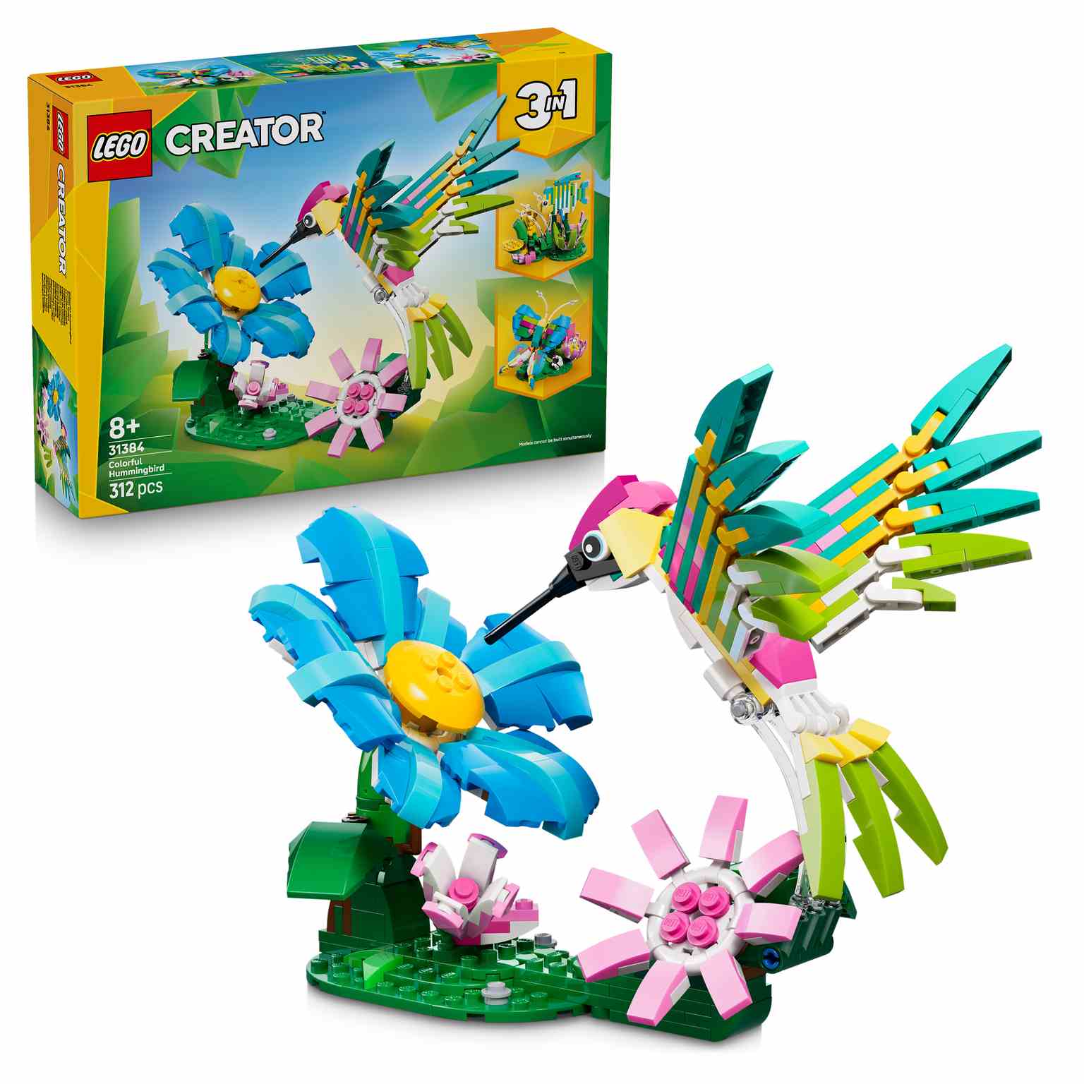 LEGO CREATOR 3en1 | Fauna Salvaje: Colibrí de Colores - 31384