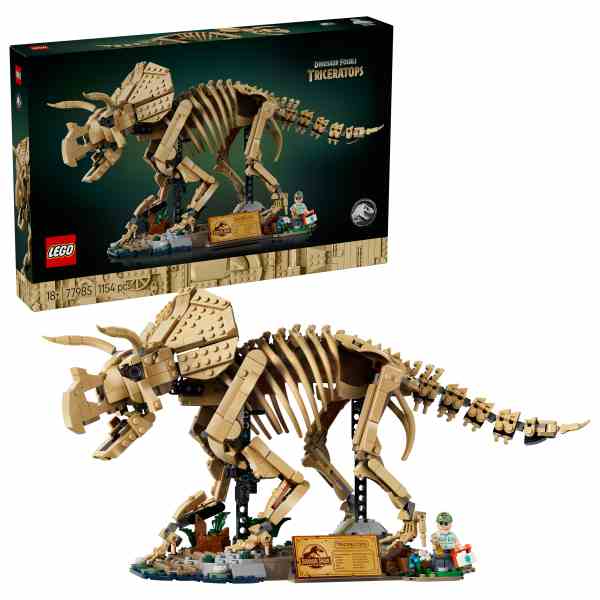 LEGO Jurassic World | Fósiles de Dinosaurio: Triceratops 77985