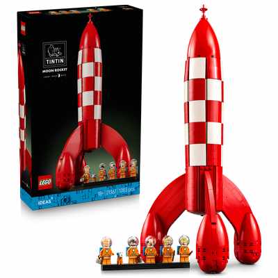 LEGO IDEAS | Cohete Lunar de Tintin 21367