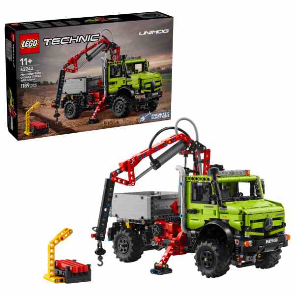 LEGO Technic | Mercedes-Benz Unimog U 5023 con Grúa - 42242