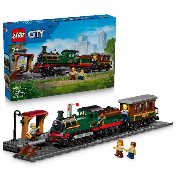 LEGO CITY | Tren de Vapor Clásico - 60511