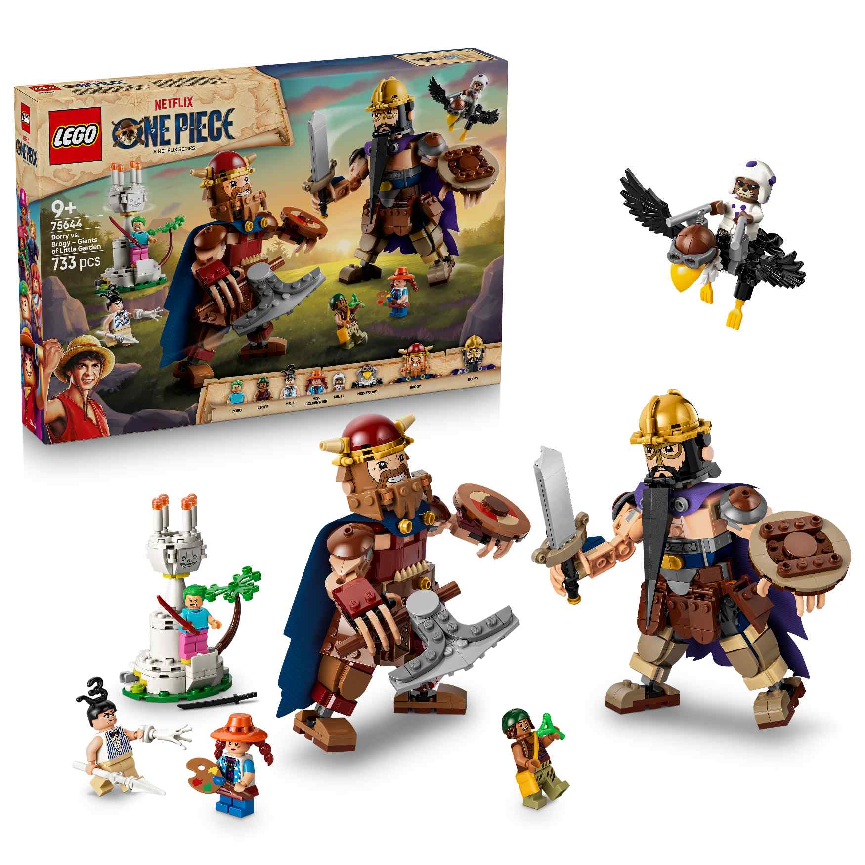 LEGO ONE PIECE | Dorry vs. Brogy: Gigantes de Little Garden 75644