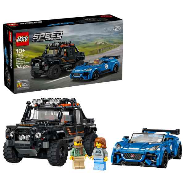 LEGO Speed Champions | Jaguar Project 7 y Land Rover Defender 77264